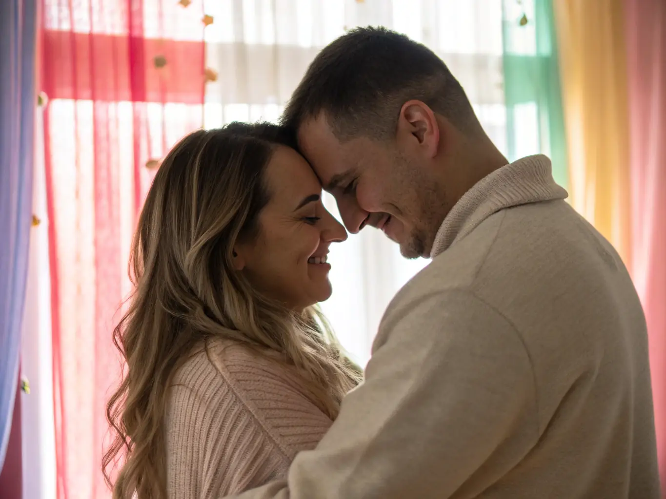 A close-up image of two people engaged in a deep, meaningful conversation, highlighting the 'Comunicación Persuasiva' module. The focus is on their eyes and facial expressions, conveying empathy and understanding.